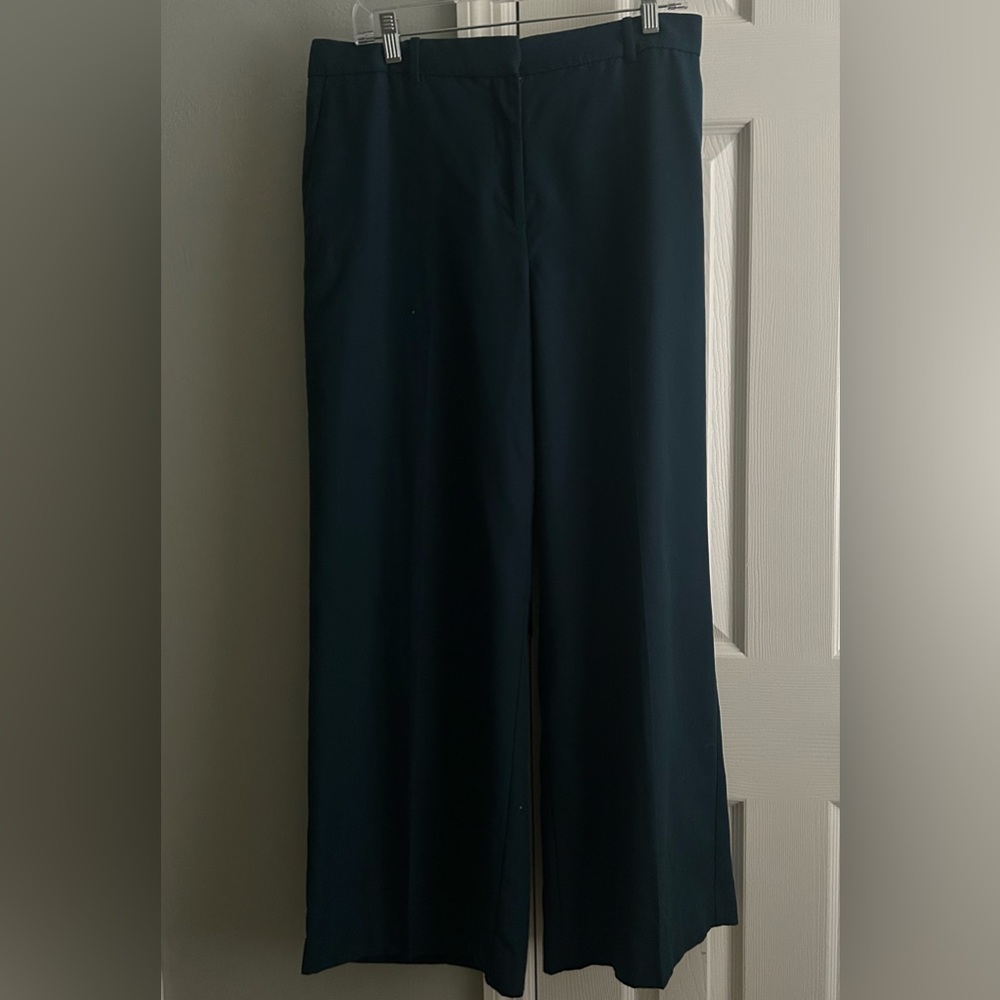 Green Blue Wide-Leg Women's Pants | Ann Taylor
